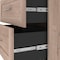 Bestar Bestar Pur 36W Shelving Unit with 3 Drawers in rustic brown 26872-000009 - alternate 7